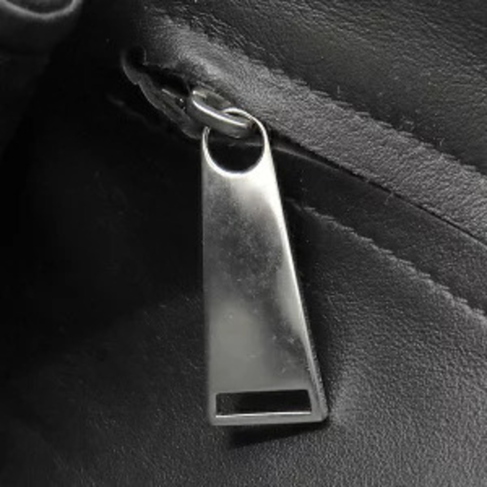 Bottega Veneta Intrecciato Clutch Bag Leather Black H - Picture 10 of 11